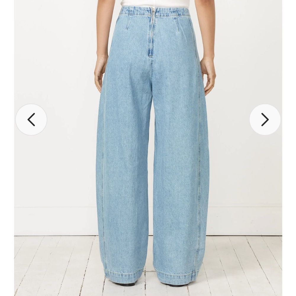 Rachel Comey Light Blue Wide Leg Jeans - Picture 3 of 7